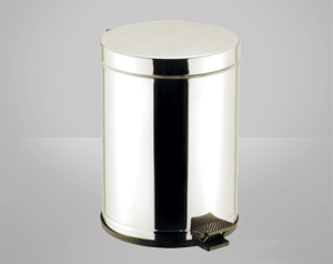 Lixeira com Pedal de Inox 10.5l